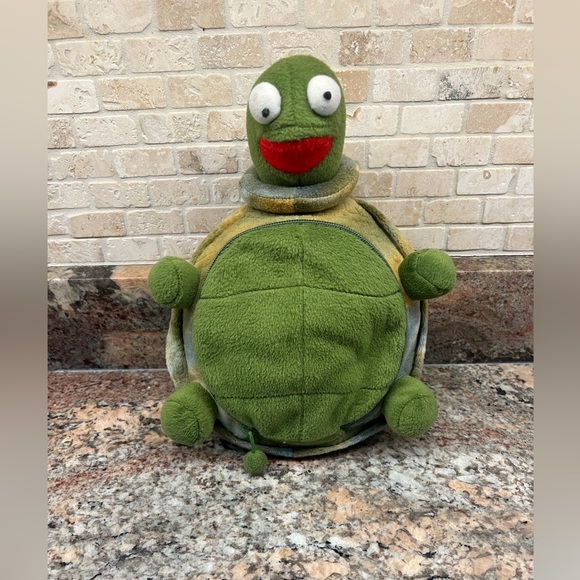 VTG Tum Tums Frog Plush CD Holder Computer Expressions Stuffed Animal Toy 2004 - Picture 4 of 6